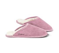 Fellhof Lammfell Hausschuh TRENDY Damen Herren Fell Pantoffeln für Winter & Sommer Hausschuhe aus ECHTEM Lammfell Naturprodukt atmungsaktiv (40/41 Pink)