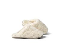 Fellhof Lammfell Pantoffeln TRENDY Teddy Rutschfester Sohle, mit kuscheligem Teddy-Lammfell für Damen und Herren, (Weiß, 40/41)