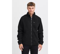 Fellimitatjacke BLEND "BHMTOTEM", Herren, Gr. XXL, schwarz, 100% Polyester, unifarben, Basic, regular fit normal, normaler offener Saum, Jacken, Kuschelige Teddyjacke mit Taschen (57794529-XXL) schwar