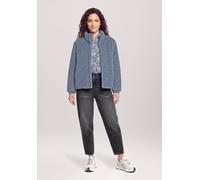 Fellimitatjacke CARTOON "Damen mit Eingrifftaschen", Damen, Gr. 44, flint stone, Obermaterial: 100% Polyester, comfort fit, Jacken (30215231-44) flint stone