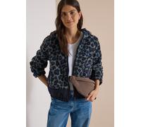 Fellimitatjacke CECIL, Damen, Gr. L (42), bunt (dried olive grün), Web, Obermaterial: 100% Polyester. Futter: 100% Polyester. Wattierung: 100% Polyester, unifarben, hüftlang, Jacken, mit Softshell-Det