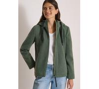 Fellimitatjacke CECIL, Damen, Gr. L (42), grün (shadow khaki), Plüsch, Oberstoff: 100% Polyester. Futter: 100% Polyester, unifarben, comfort fit normal, ohne Ausschnitt, abgesteppt, Jacken, in Woll-Op