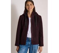 Fellimitatjacke CECIL, Damen, Gr. M (40), rot (berry rot), Plüsch, Oberstoff: 100% Polyester. Futter: 100% Polyester, unifarben, comfort fit normal, ohne Ausschnitt, abgesteppt, Jacken, in Woll-Optik,