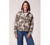 Fellimitatjacke CECIL, Damen, Gr. S (38), teddy vanilleweiß, Plüsch, Vorderseite: 100% Polyester. Rückseite: 100% Polyester, Paisley, normal normal, hoch geschlossener Ausschnitt, abgesteppt, Jacken,
