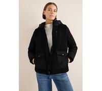 Fellimitatjacke CECIL, Damen, Gr. XL (44), schwarz, Stoff, Teddy-Material: 100% Polyester; Softshell: 100% Polyester; Futter: 100% Polyester, unifarben, comfort fit normal, ohne Ausschnitt, elastische