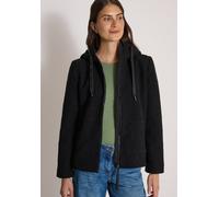 Fellimitatjacke CECIL, Damen, Gr. XS (36), schwarz, Plüsch, Oberstoff: 100% Polyester. Futter: 100% Polyester, unifarben, comfort fit normal, ohne Ausschnitt, abgesteppt, Jacken, in Woll-Optik, Topsel