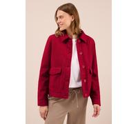 Cecil Damen Jacke in Wolloptik in Rot, Gr: XXL
