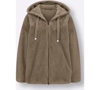 Fellimitatjacke schlamm 36