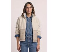 Fellimitatjacke STREET ONE, Damen, Gr. 34, beige (soft fawn beige), Jacken, mit Tunnelzugsaum (33801737-34) soft fawn beige