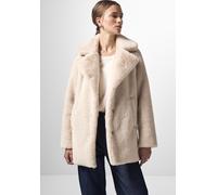 Street One Studio Frauen Kuschelige Jacke in Weiß, Gr: 44