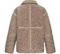 Fellimitatjacke taupe 34