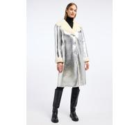 Frieda & Freddies Fellimitatmantel Damen anthrazit, 40