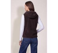 Fellimitatweste CECIL, Damen, Gr. L (42), braun (berry rot), Stoff, Außenmaterial: 100% Polyester. Innenmaterial: 65% Polyester, 35% Viskose, unifarben, comfort fit normal, ohne Ausschnitt, Westen, mi
