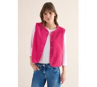 Fellweste CECIL, Damen, Gr. XL (44), beetroot pink, Stoff, 100% Polyester, unifarben, comfort fit normal, Rundhals, Westen (76025519-XL) beetroot pink