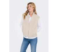 JDY - JDYBIRDY TEDDY OPEN VEST OTW NOOS Pumice Stone - Gr. - M/L