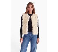 Street One - Fake Fur Weste beige - Gr. - 38