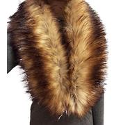 Fellkragen Pelzkragen Kunstfell Kunstpelz Fell Kragen Pelzschal Wie echt für Kapuze Kapuzenmantel Winter Parka Mantel Jacke Pelzkragen für Kapuze
