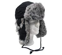 MFH - Wintermütze mit Fell - Black S