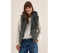 Cecil Damen Weste mit Strukturmix in Grün, Gr: XL