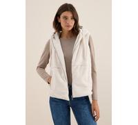 Fellweste CECIL, Damen, Gr. XL (44), teddy vanilleweiß, Stoff, Fake Fur Obermaterial: 100% Polyester; Twill Obermaterial: 100% Polyester, animal-print, normal normal, ohne Ausschnitt, Westen, mit Leom