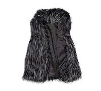 Fellweste Damen Kunstfell Teddywesten Elegant Fleeceweste Warm Damenwesten Plüsch Winterweste Kurz Outdoorjacke Winter Jacke Pelz Weste Übergangsjacke Frauen Flauschig Wintermantel Einfarbig
