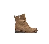 Felmini - Damen Schuhe - Verlieben GREDO 8707 - Biker Stiefeletten - Echtes Leder - Beige - 38 EU Size