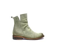 Felmini - Damen Schuhe - Verlieben GREDO 8707 - Biker Stiefeletten - Echtes Leder - Grün - 41 EU Size