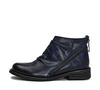 Felmini - Damen Schuhe - Verlieben GREDO B557 - Reißverschluss Stiefeletten - Echtes Leder - Blau - 39 EU Size
