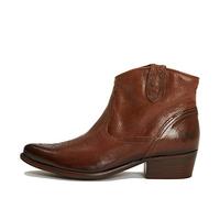 Felmini - Damen Schuhe - Verlieben WEST B504 - Reißverschluss Stiefeletten - Echtes Leder - Braun - 42 EU Size