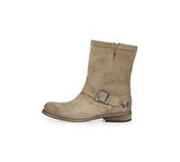 Felmini - ODERG 8247 - women's biker boot, suede light grey leather - 41 EU size