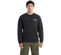 Guess Jeans Sweatshirt American Tradition – Rundhals, im Mini-Format auf der Brust – Schwarz