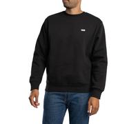 Vans Herren Sweatshirt Mit Logo Auf Der Linken Brust, Black, M