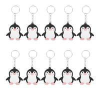 FELTECHELECTR 24 Stück Teiliges Pinguin schlüsselanhänger Niedliche Tier motiv Deko Vielseitiger Taschenanhänger für Rucksack Schlüssel Geldbörse Party gastgeschenke für Pinguin liebhaber