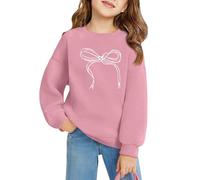 Femboy Top Jugendliche Long Sleeve Cute Funktionsshirt Schulterfrei Cartoon Basic Schulterfreies Trägerloses Going Out Coquette T Shirt Jungen 140 Spring Tops für Damen Rosa