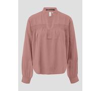 Feminine Bluse aus Viskose mit Smock-Detail 44 Rosa 2171216.4418.44