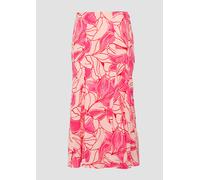 Femininer Godet-Rock aus Baumwolle mit All-over-Print 42 pink|mehrfarbig 2164353.09A0.42