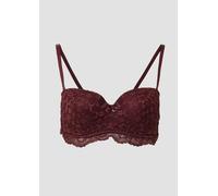 Multiway-BH S.OLIVER "Livie", Damen, Gr. 80, Cup C, lila (cassis), Obermaterial: 69% Polyamid, 22% Polyester, 9% Elasthan, BHs, mit Bügel und vielen Tragevarianten, Multiway-BH, Dessous (63218119-80) 