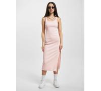 feminines DEF Damen Kleid Stretch mit Baumwolle Alt-Rosa XS