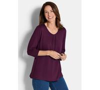 Feminines Shirt aus Viskose-Jersey rot 38