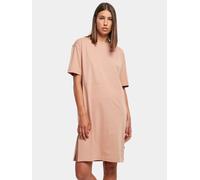 Urban Classics Damen Kleid Organic Oversized Slit Tee Dress Gelb Größe S