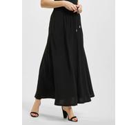 Urban Classics Ladie Viscose Midi Skirt Damen-Langer Rock - schwarz XL