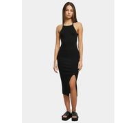 feminines Urban Classics Damen Kleid Slim Fit 12 g/m² Schwarz L