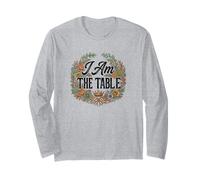 Feminist Decenter Men Womens Right Girl Power I Am The Table Langarmshirt