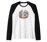 Feminist Decenter Men Womens Right Girl Power I Am The Table Raglan
