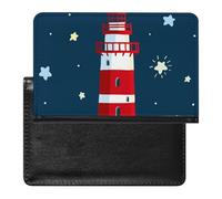 FENAC Reisepasshülle Leuchtturm Reisepass Tasche Reise Gadget Impfpass Hülle Für Damen Herren