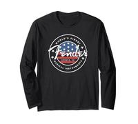 Fender American Flag Circle Stamp Logo Langarmshirt