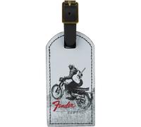 Fender Leather Luggage Tag Motorcycle Rider - Gepäckanhänger