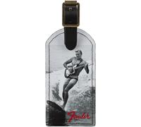 Fender Leather Luggage Tag Surfer - Gepäckanhänger