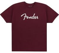 Fender Spaghetti Logo T-Shirt - Oxblood, XXL
