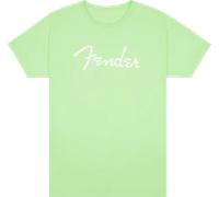 Fender Spaghetti Logo T Shirt Surf Green L